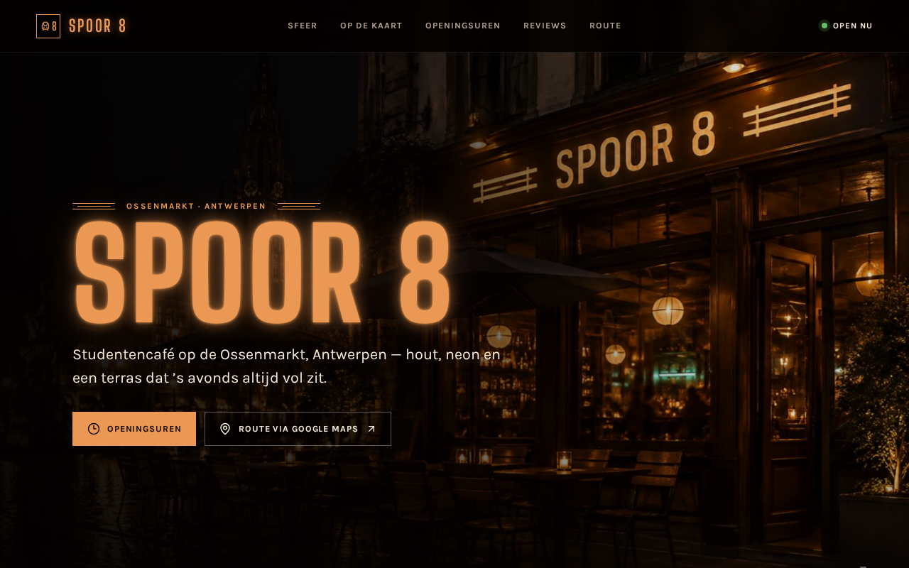 Spoor 8 — Studentencafé